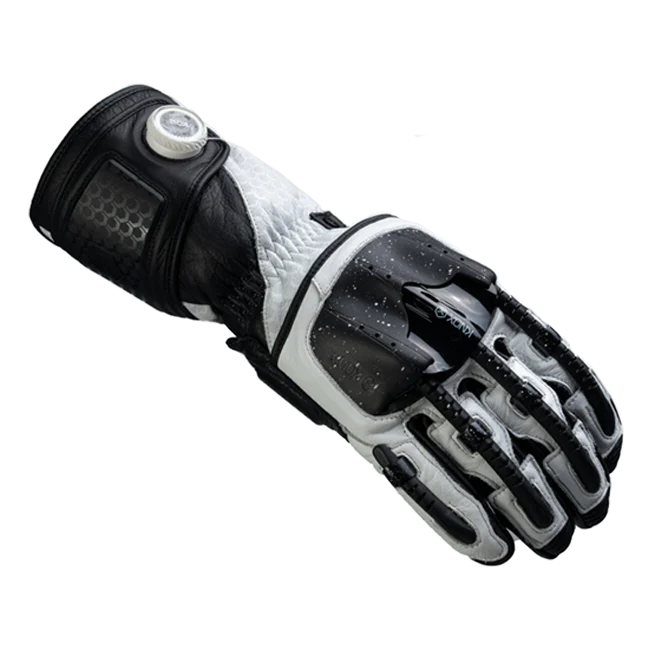 Knox Handroid MK5 Racing Lederhandschuhe | Herren | Schwarz/Weiß | 11769404101