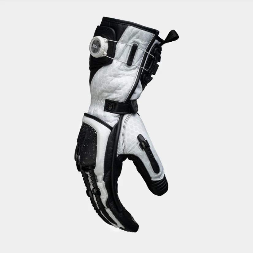 Knox Handroid MK5 Racing Lederhandschuhe | Herren | Schwarz/Weiß | 11769404101 - Image 5