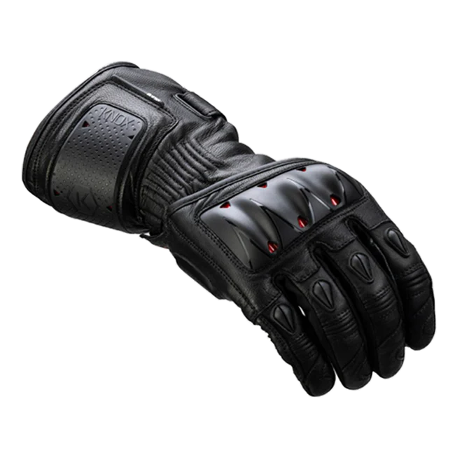 Knox Oulton MK2 Sport Lederhandschuhe | Herren | Schwarz/Rot | 1011352110030