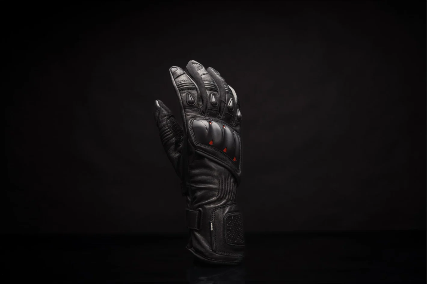 Knox Oulton MK2 Sport Lederhandschuhe | Herren | Schwarz/Rot | 1011352110030 - Image 10