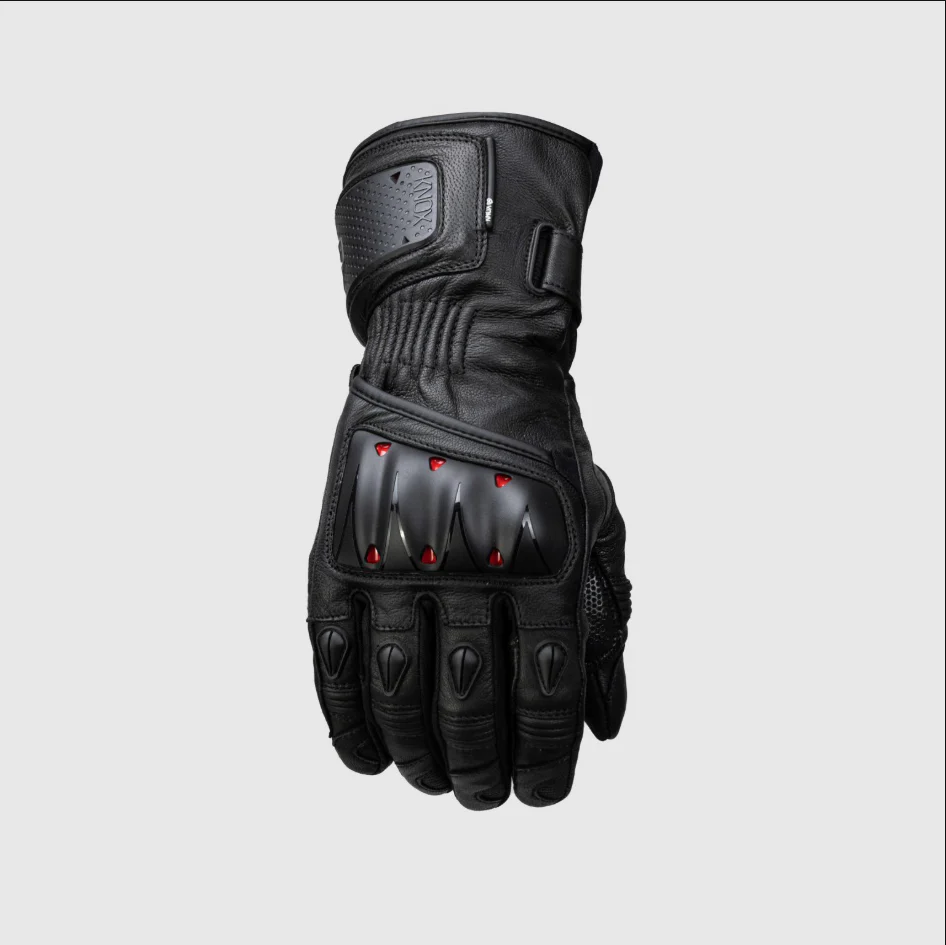 Knox Oulton MK2 Sport Lederhandschuhe | Herren | Schwarz/Rot | 1011352110030 - Image 3
