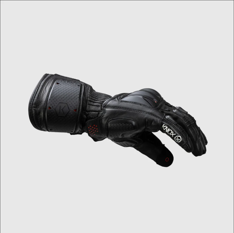 Knox Oulton MK2 Sport Lederhandschuhe | Herren | Schwarz/Rot | 1011352110030 - Image 7