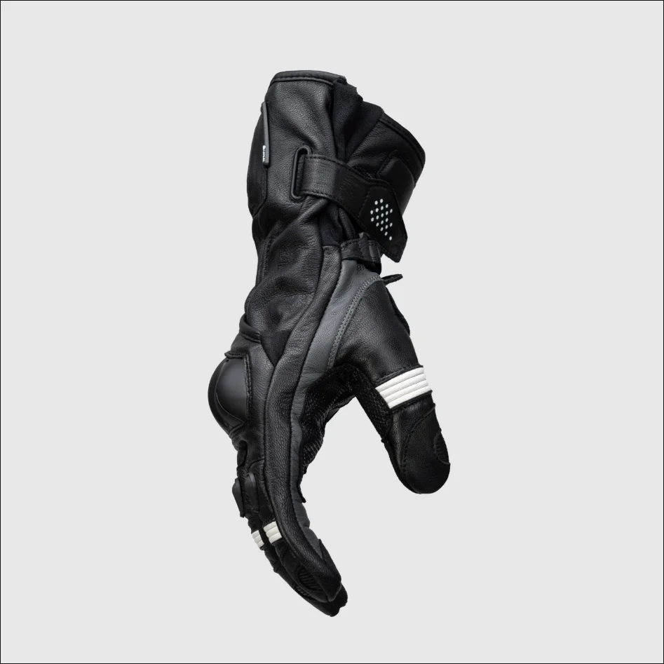 Knox Oulton MK2 Sport Lederhandschuhe | Herren | Schwarz/Weiß | 1011352160050 - Image 5