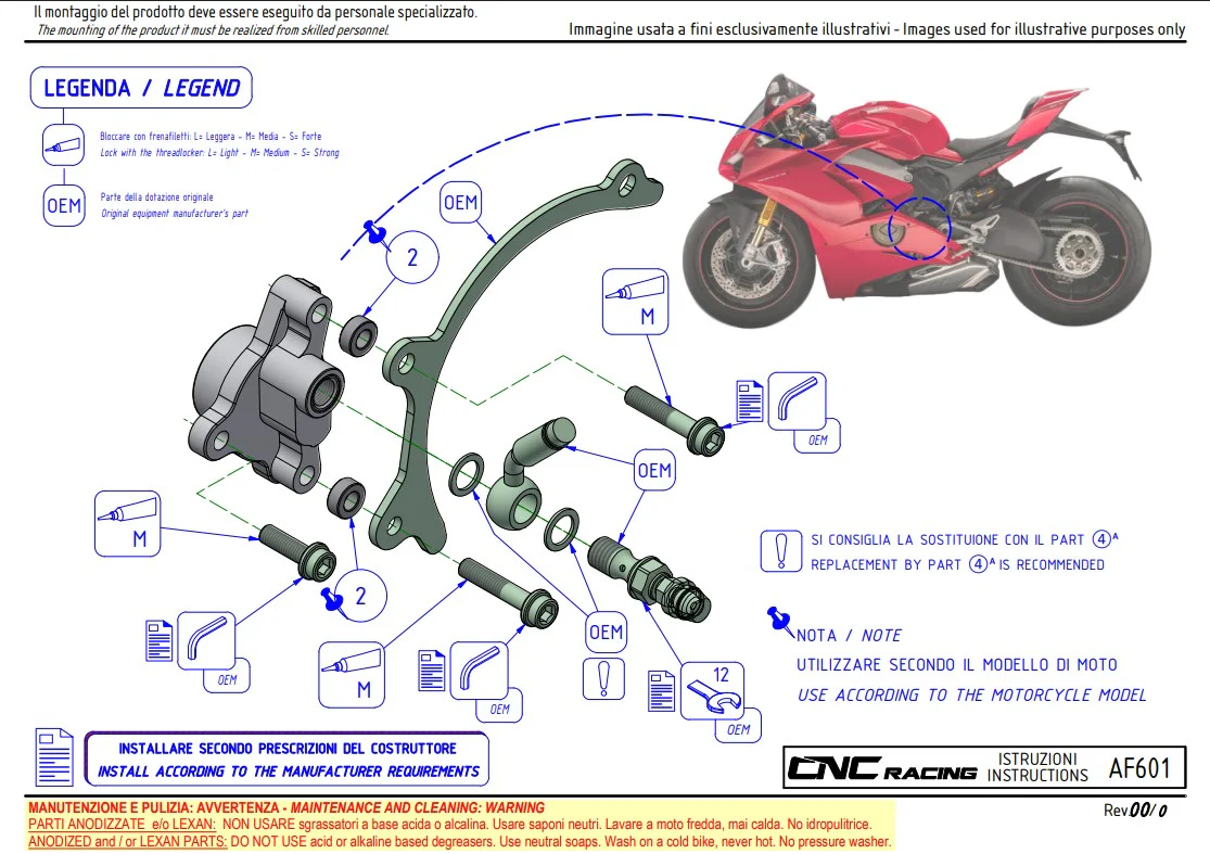 Kupplungsnehmerzylinder CNC Racing Ducati Panigale V4/S/R (25-26) AF601 - Image 7
