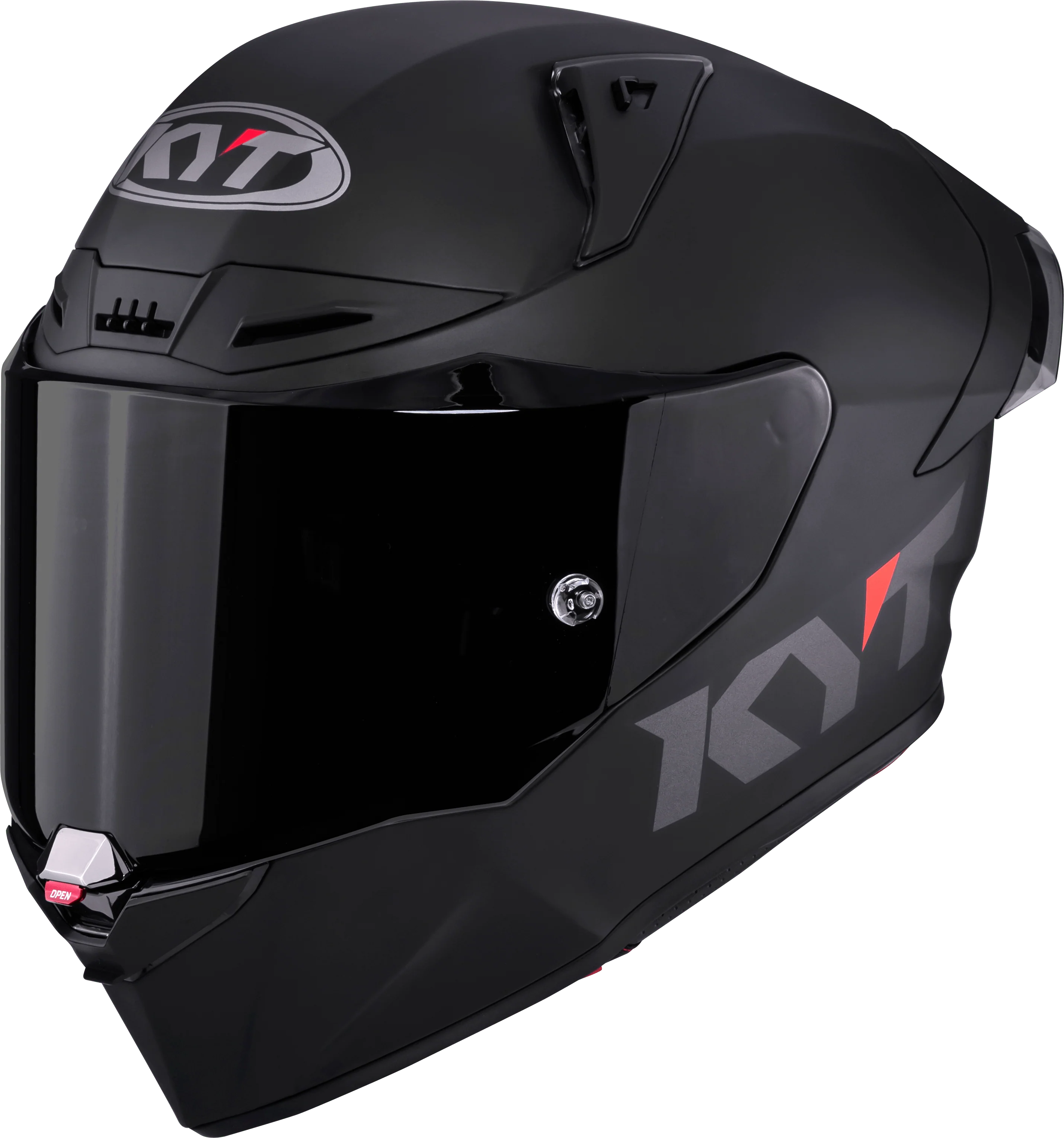 KYT R1R Racing Helm Plain schwarz matt Y6R100X6 - Image 8