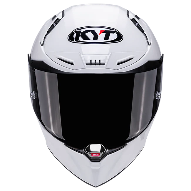 KYT R1R Racing Helm Plain weiß glanz Y6R100W3 - Image 2