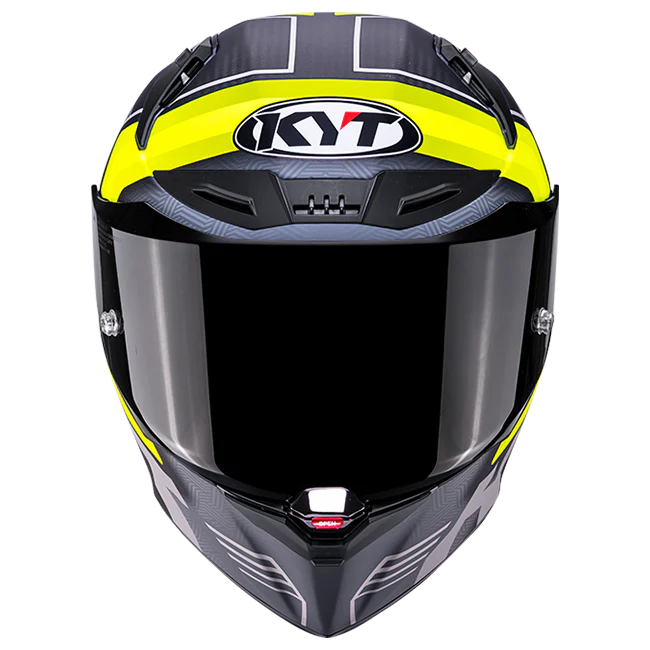 KYT R1R Racing Helm Carbon Accelerator Gelb Y6R10010 - Image 2