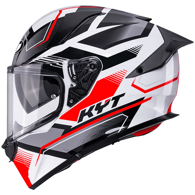 KYT R2R Helm Parsec Weiß/Rot Y6R20022