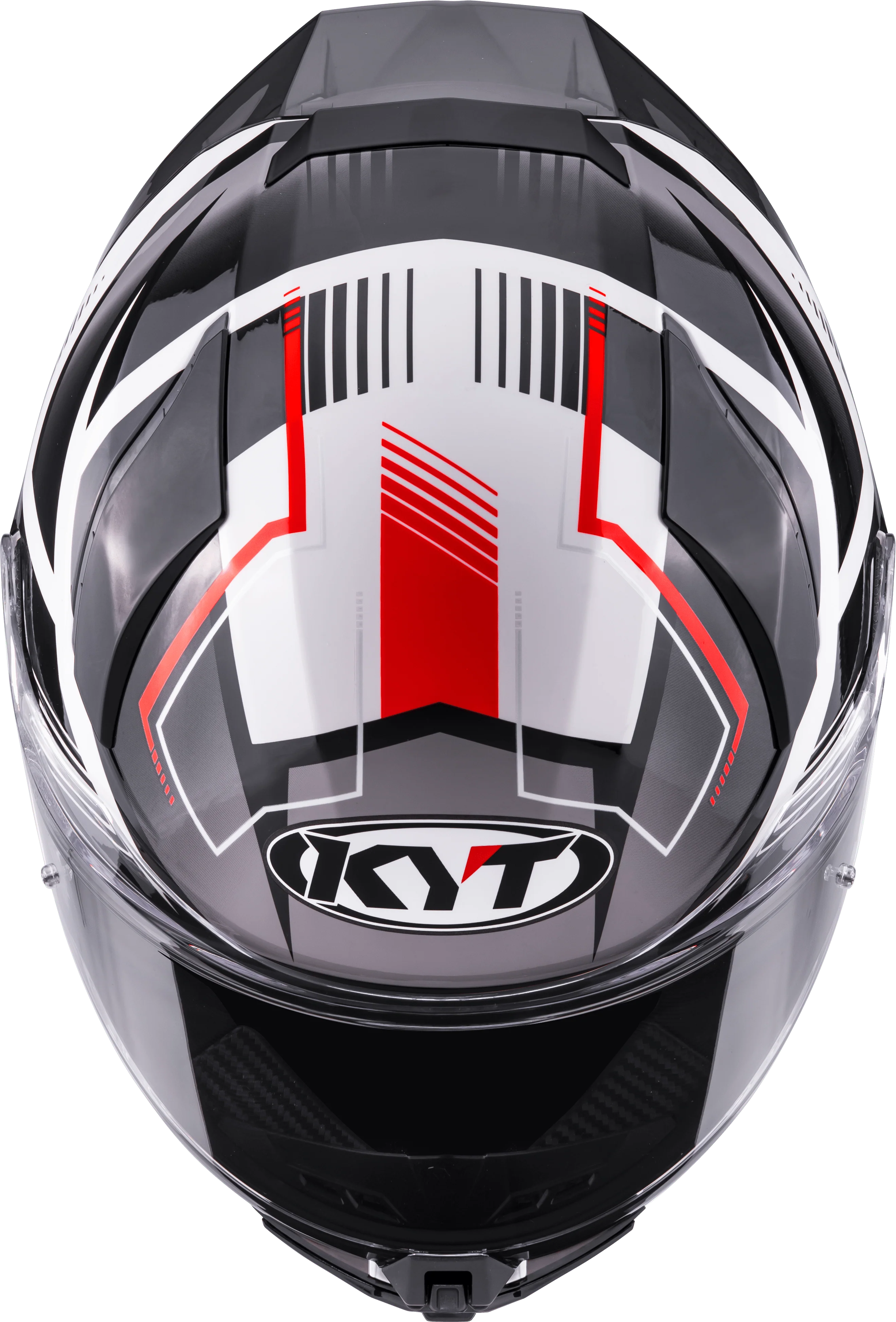 KYT R2R Helm Parsec Weiß/Rot Y6R20022 - Image 9