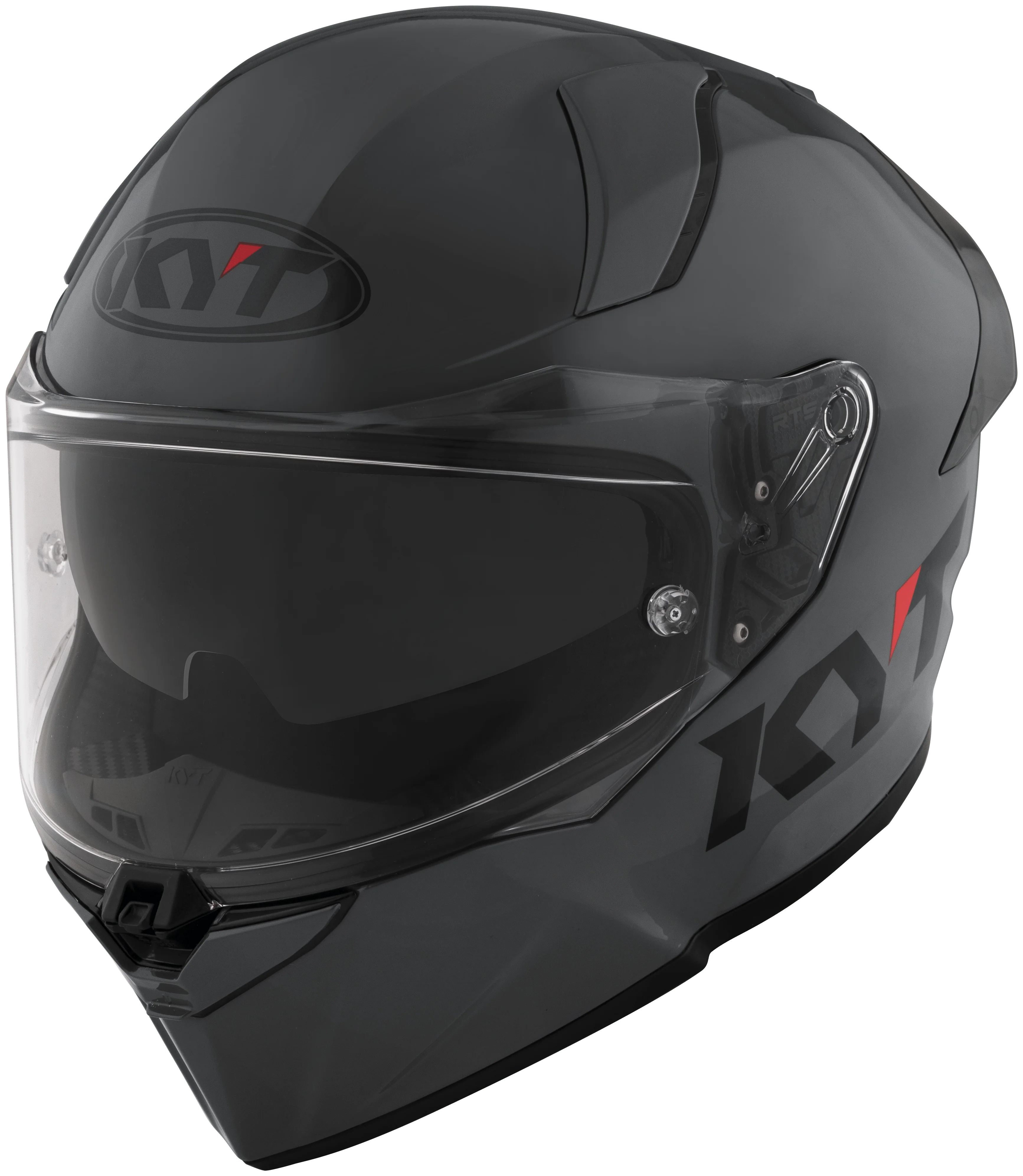 KYT R2R Helm Plain Grau Y6R200W1 - Image 8