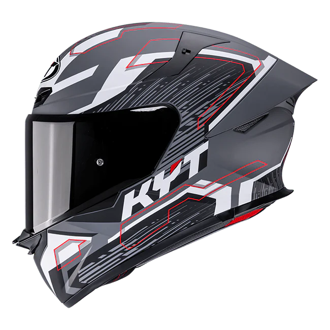 KYT TT-Revo Helm Speeding Matt Grau Y6TR0052