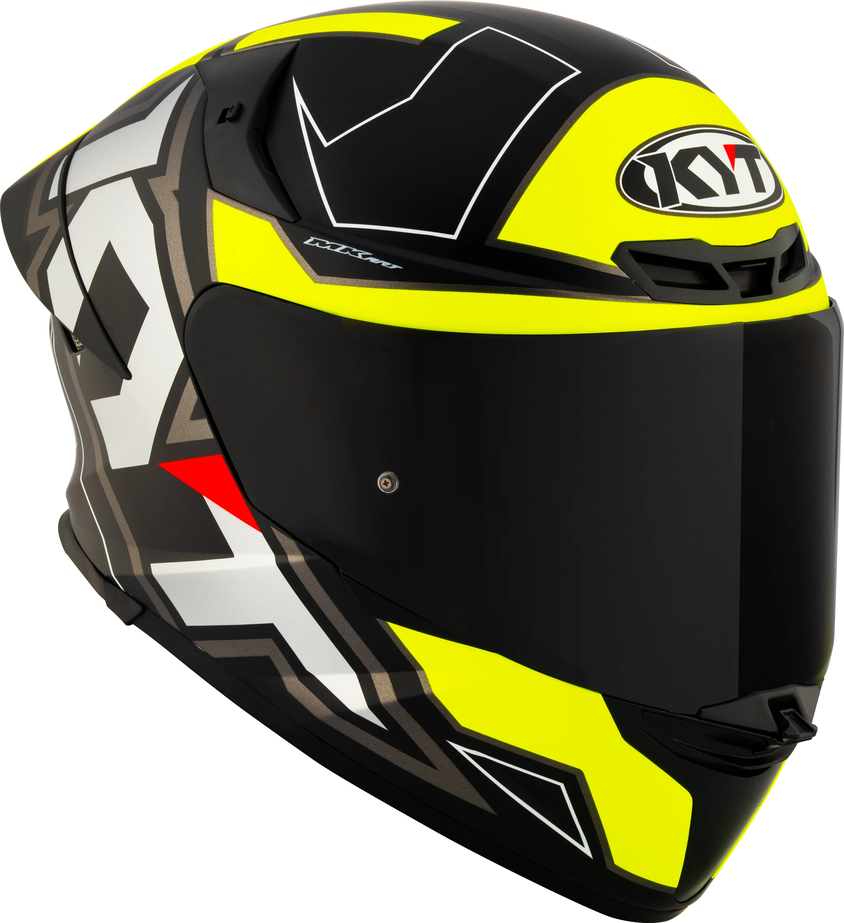 KYT TT-Revo Helm Electron Black Yellow matt Y6TR0007 - Image 5