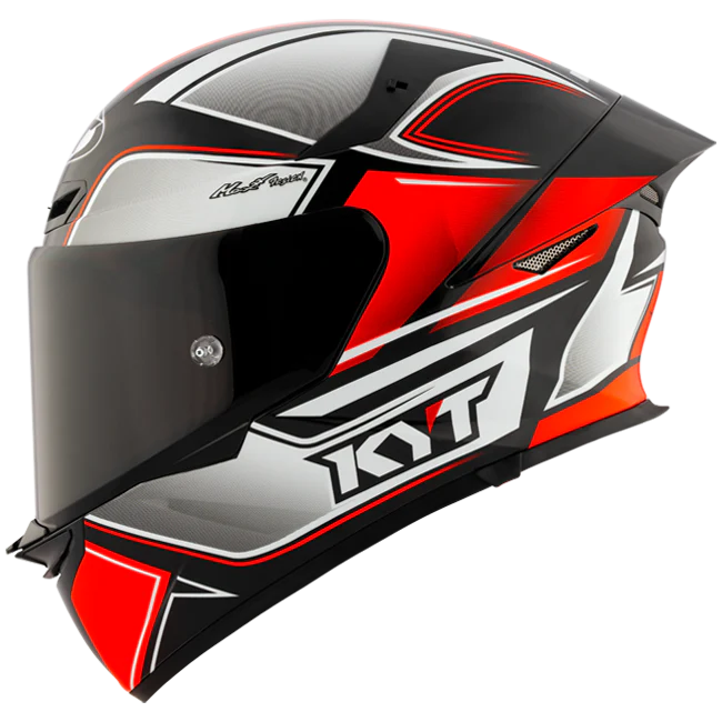 KYT TT-Revo Helm Tourist Red Fluo Y6TR0012