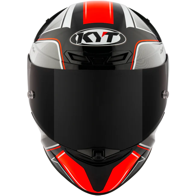 KYT TT-Revo Helm Tourist Red Fluo Y6TR0012 - Image 2