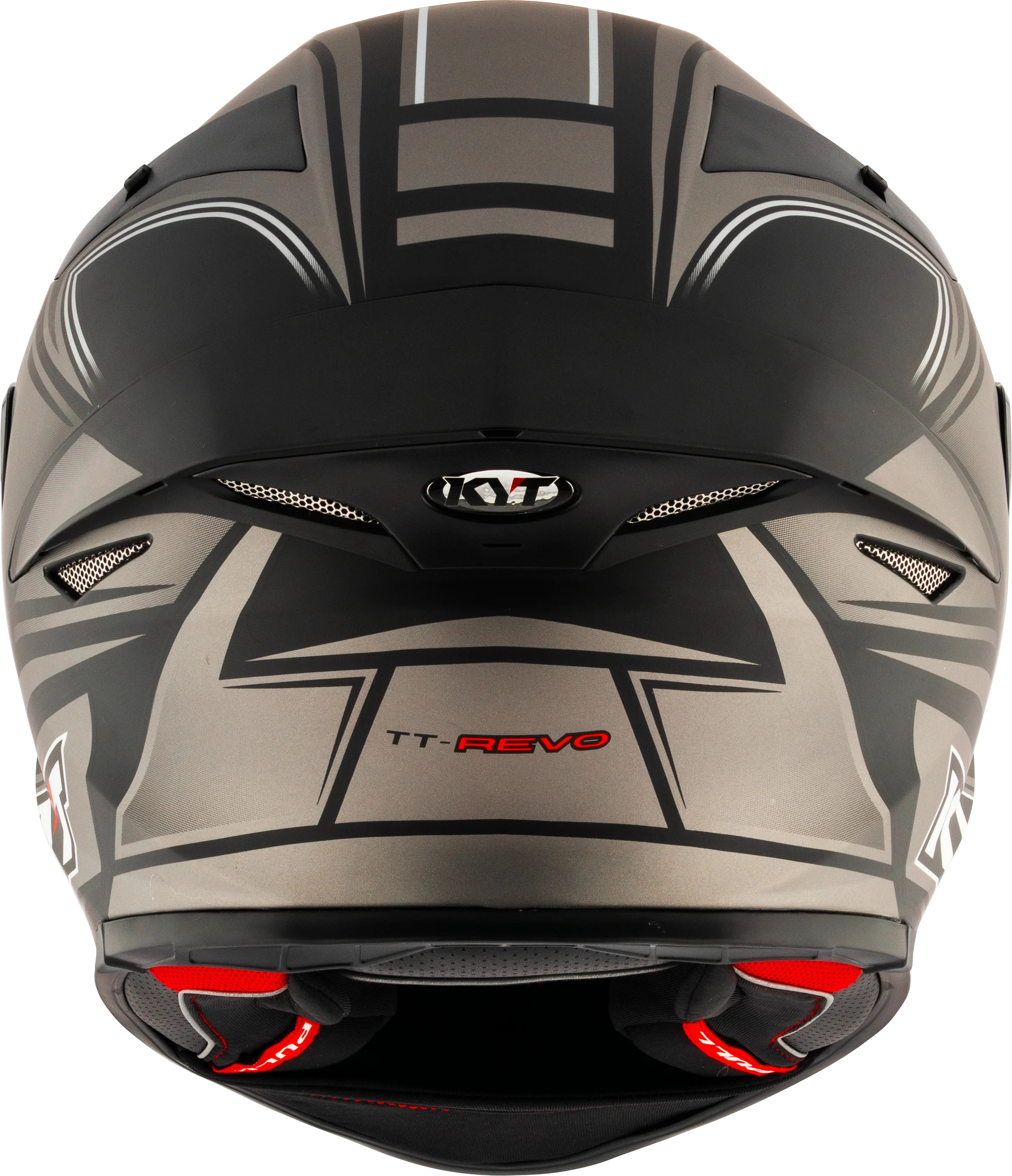 KYT TT-Revo Helm Tourist Matt Cool Grey Y6TR0013 - Image 3