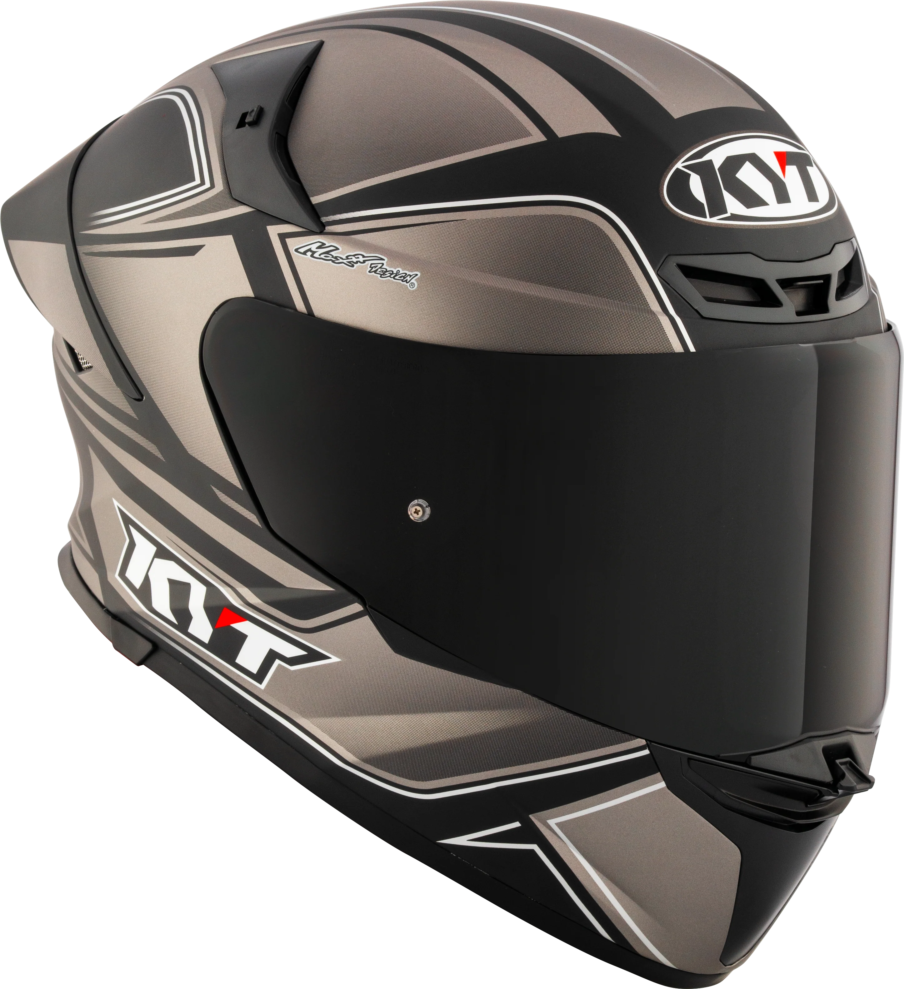 KYT TT-Revo Helm Tourist Matt Cool Grey Y6TR0013 - Image 5