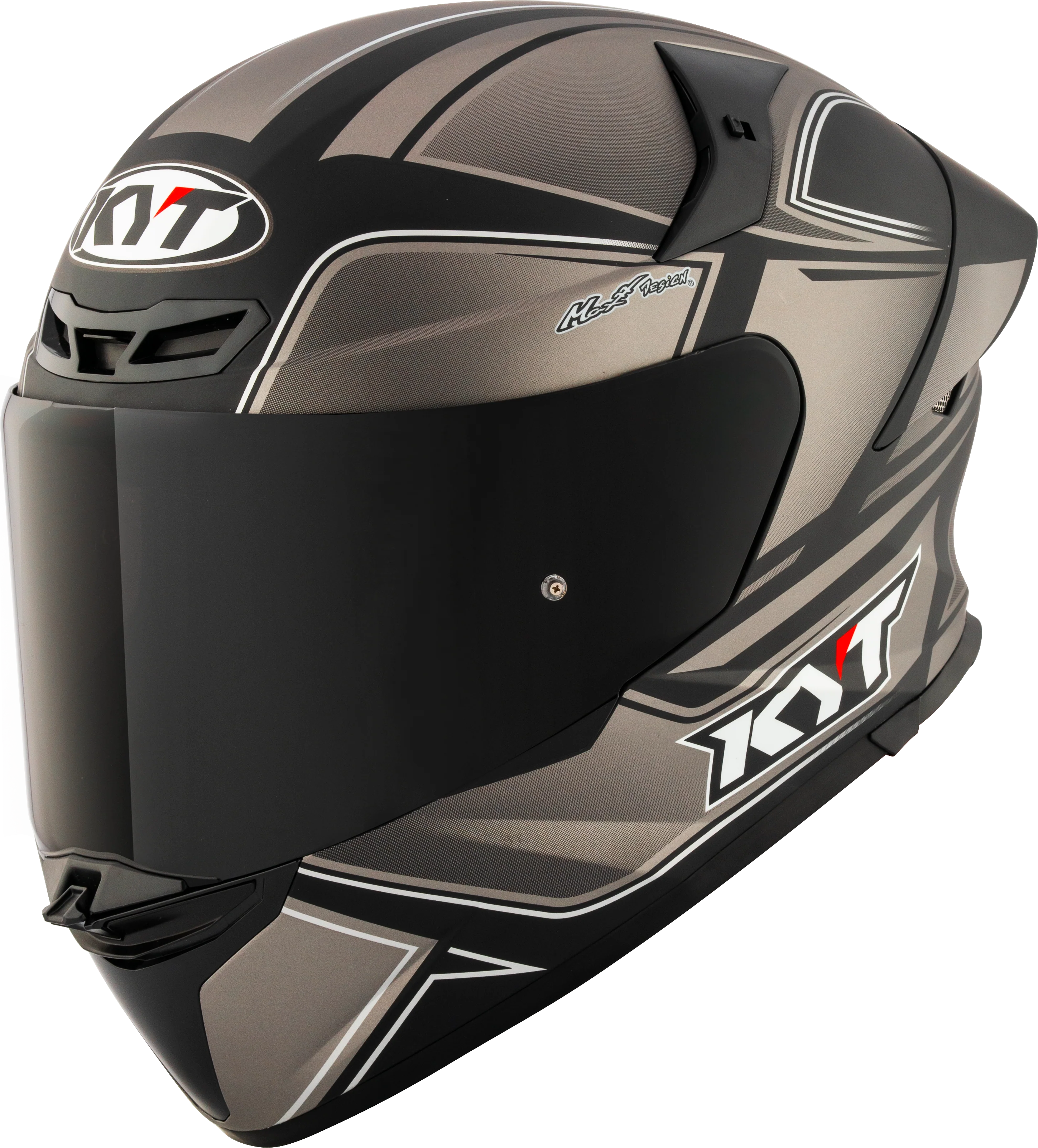 KYT TT-Revo Helm Tourist Matt Cool Grey Y6TR0013 - Image 6