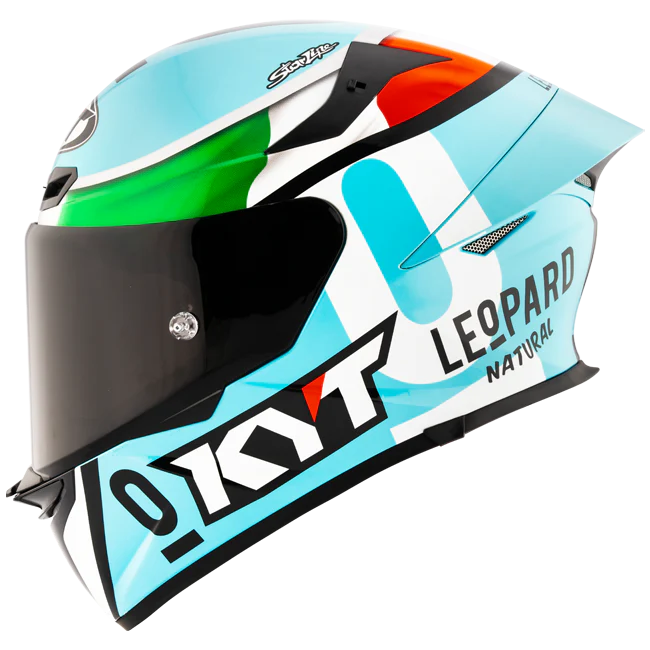 KYT TT-Revo Helm Leopard Racing Replica Italien Tricolore Y6TR0017