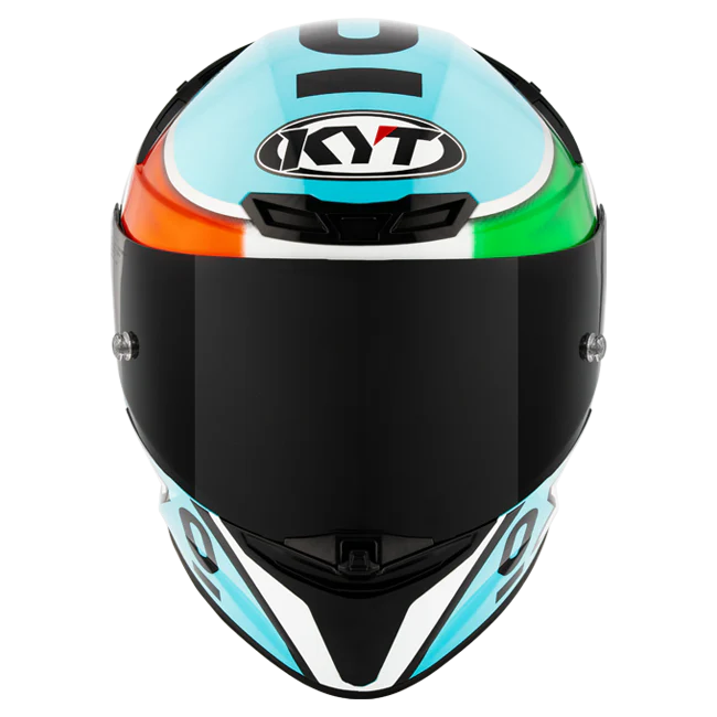 KYT TT-Revo Helm Leopard Racing Replica Italien Tricolore Y6TR0017 - Image 2