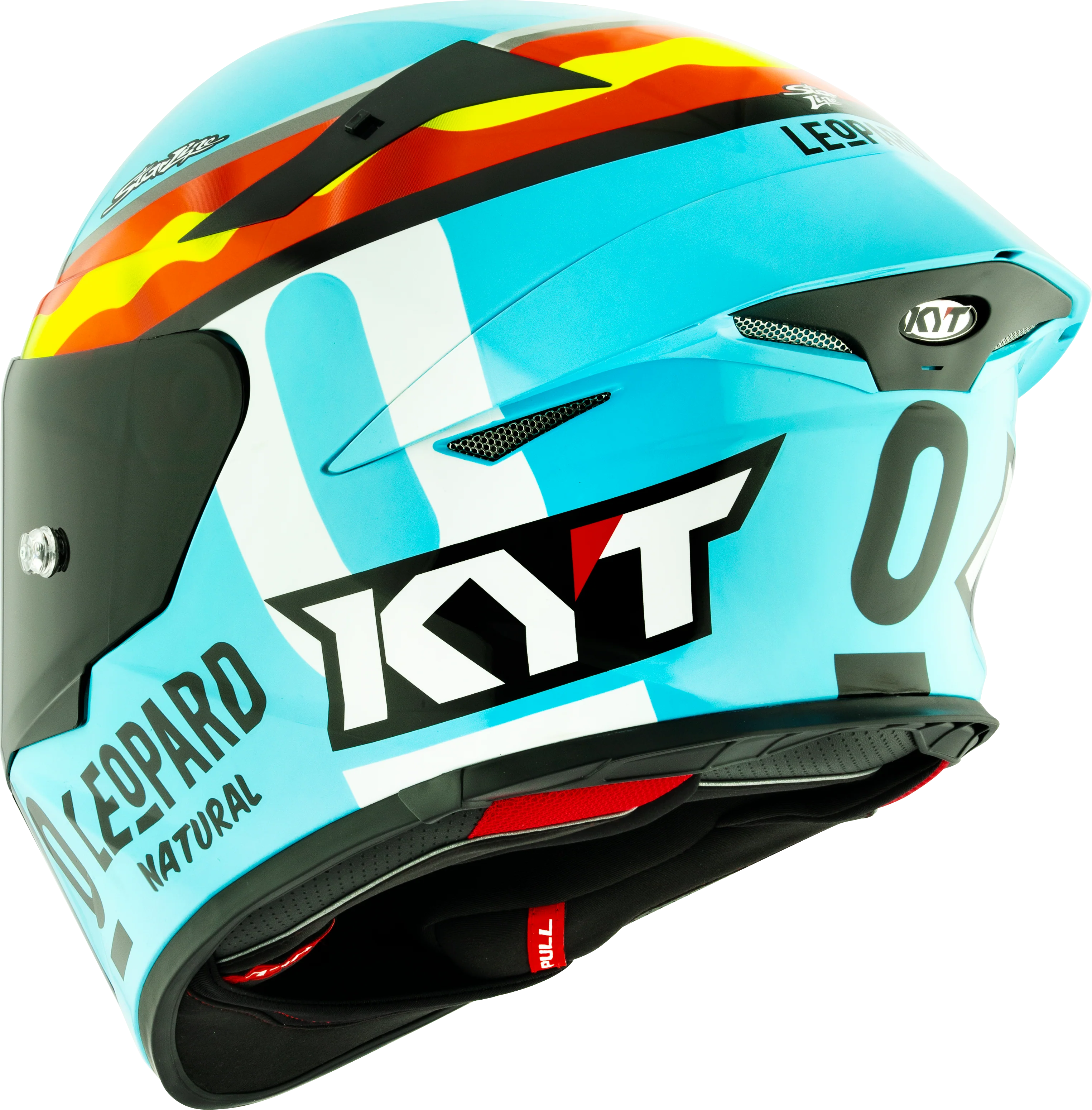 KYT TT-Revo Helm Leopard Racing Replica Spanien Y6TR0018 - Image 8