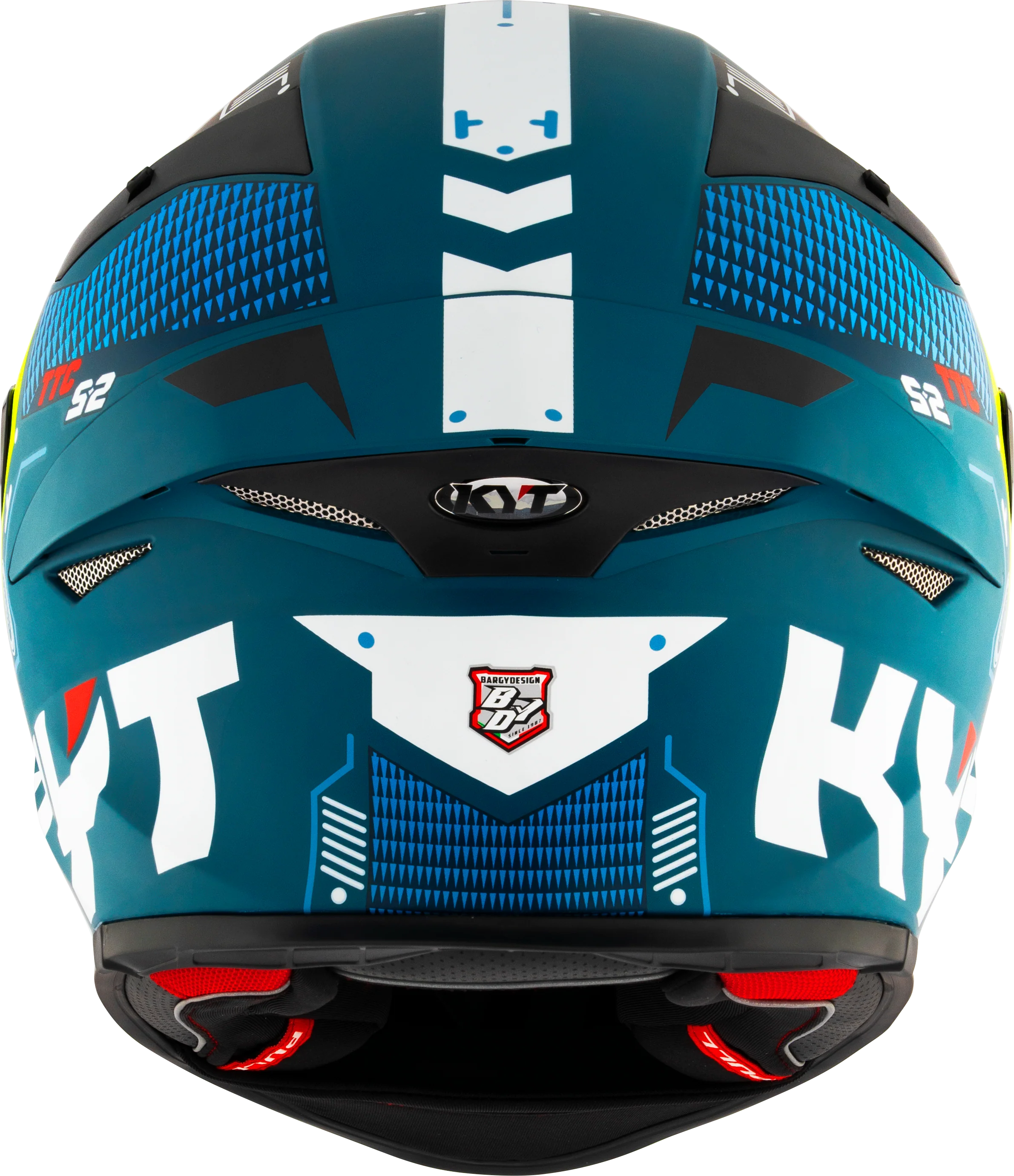 KYT TT-Revo Helm Fuselage Yellow matt Y6TR0021 - Image 4