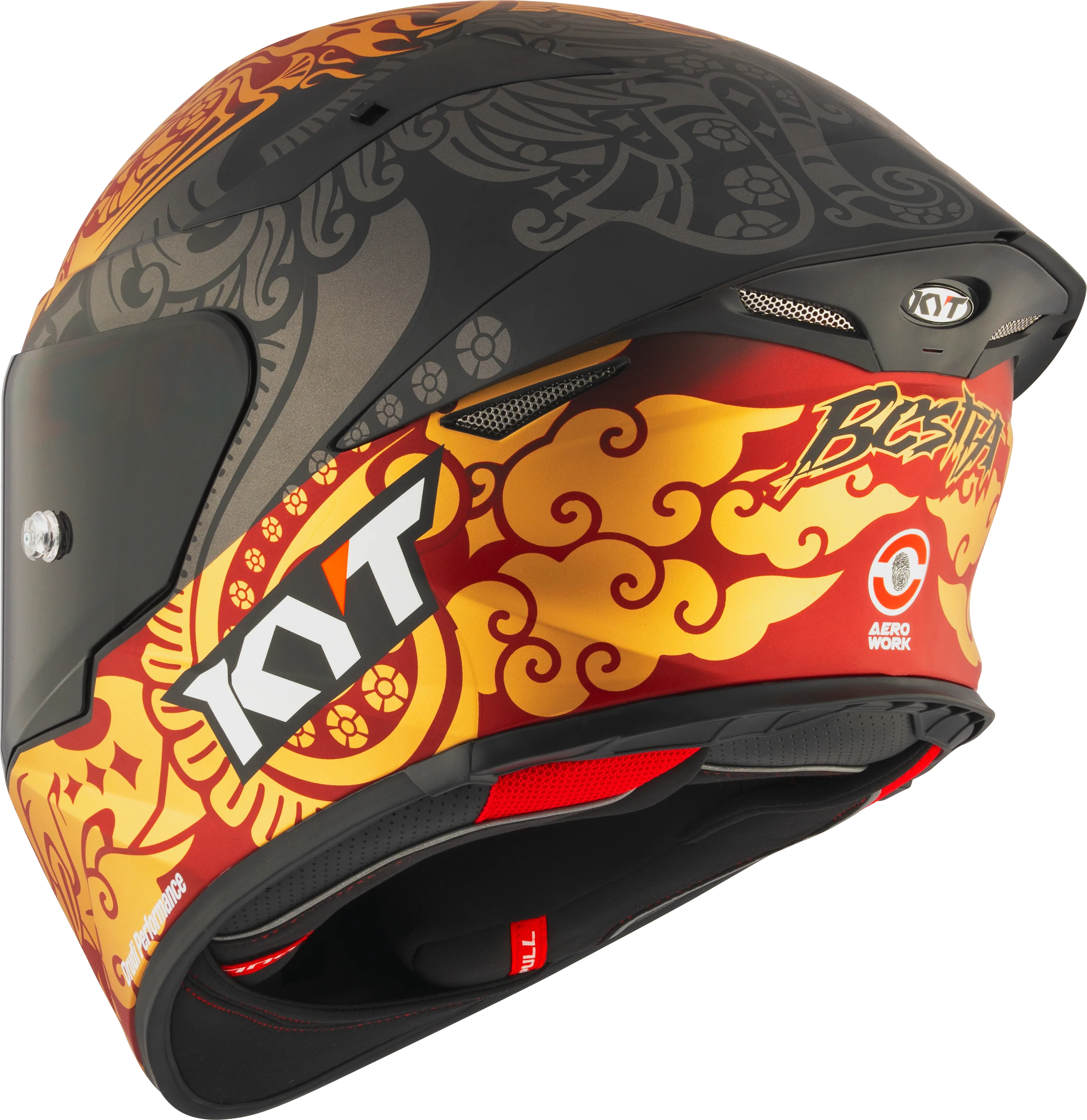 KYT TT-Revo Helm Enea Bastianini Replica Indonesia 2023 Y6TR0039 - Image 6