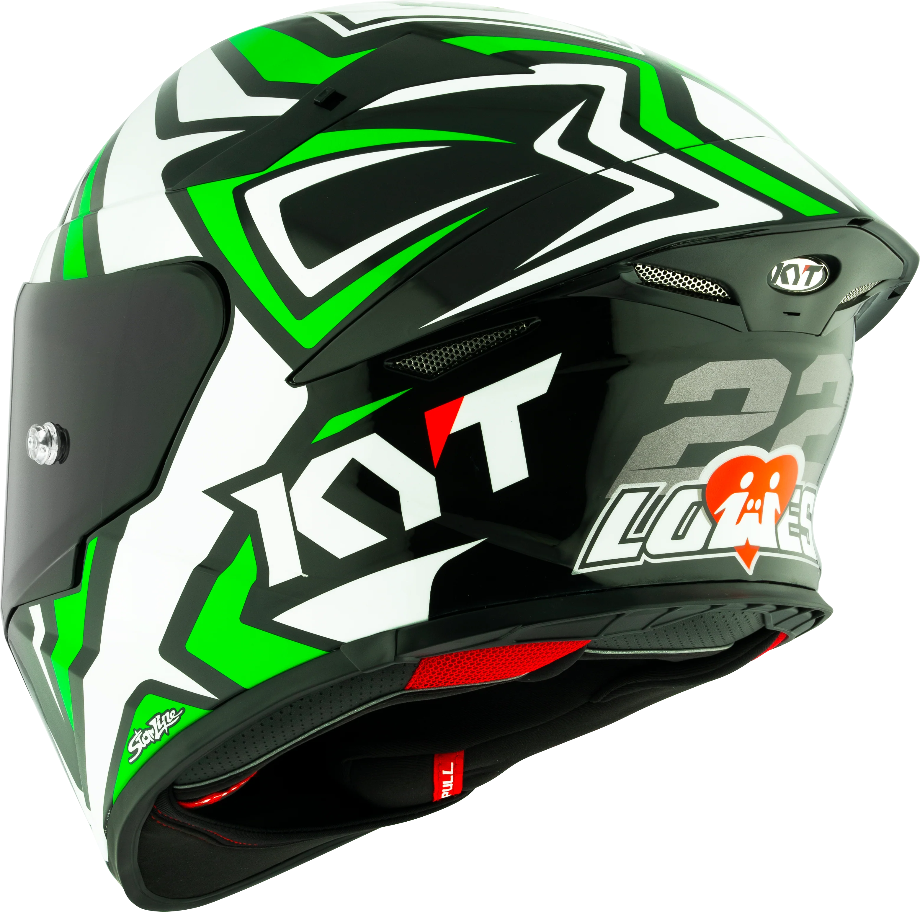 KYT TT-Revo Helm Alex Lowes Replica 2024 Y6TR0041 - Image 5