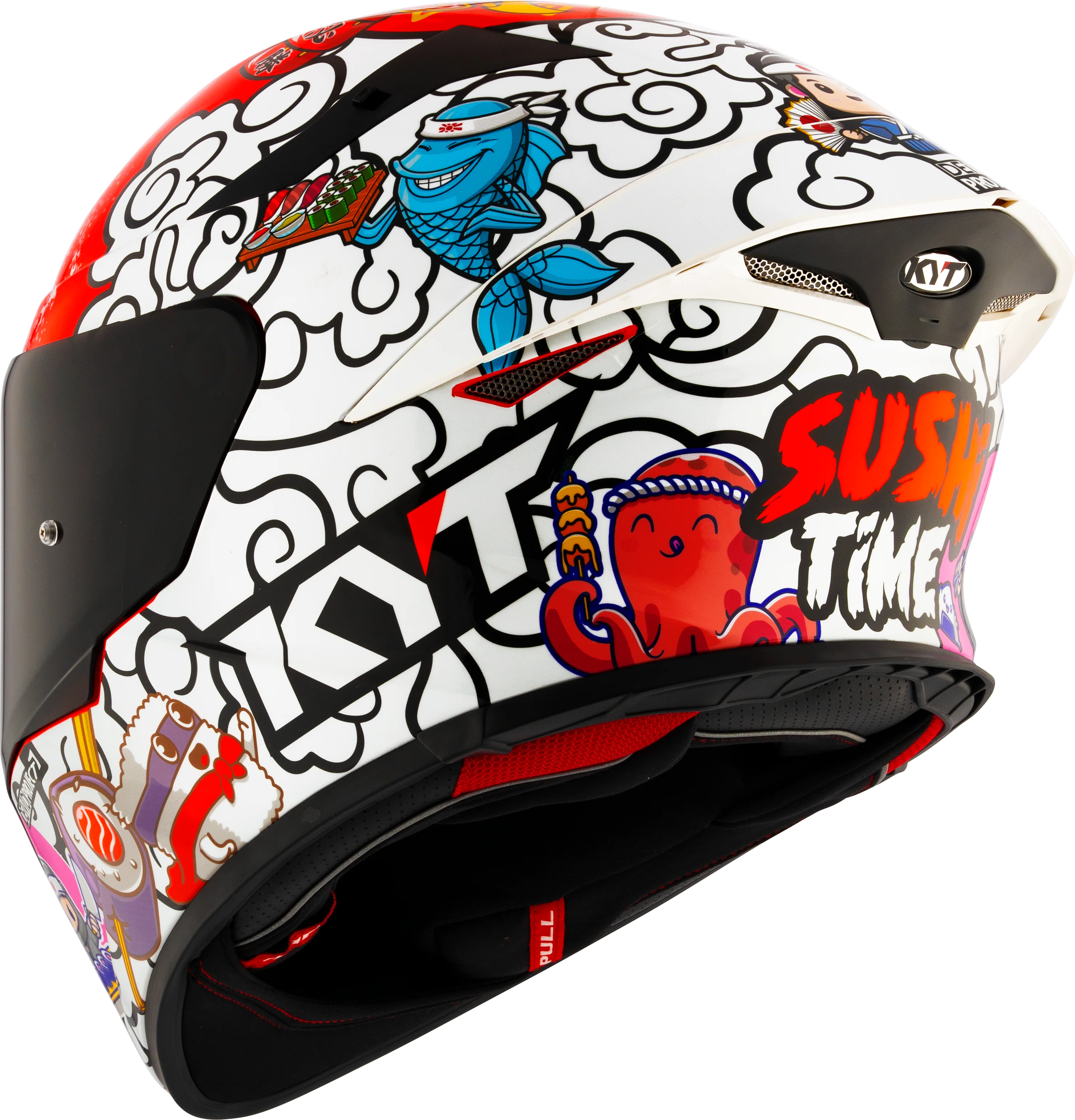 KYT TT-Revo Helm Sushi Time Y6TR0042 - Image 7