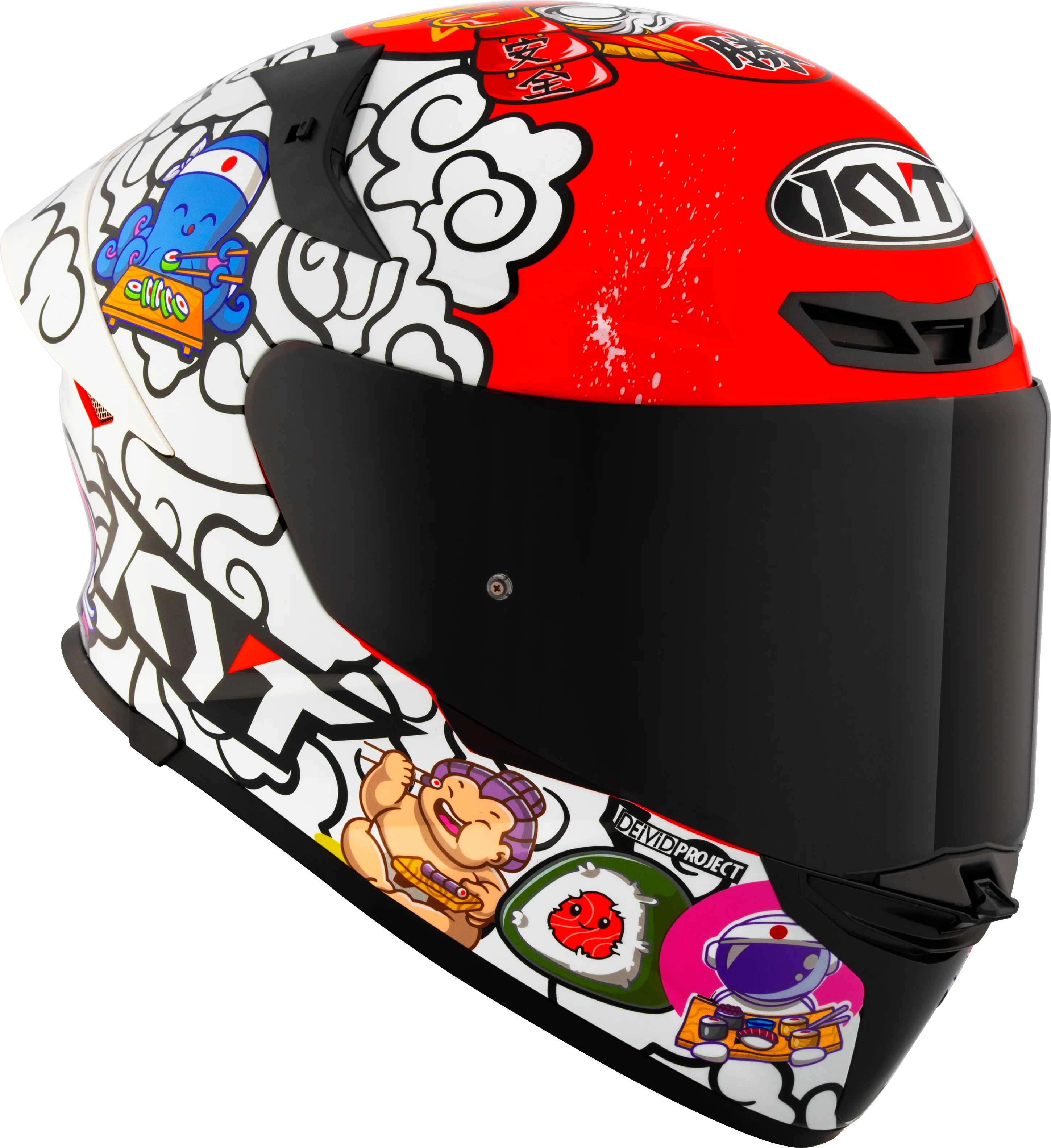 KYT TT-Revo Helm Sushi Time Y6TR0042 - Image 8