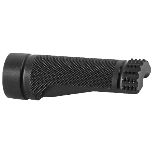 LighTech Ersatz-Fußraste fest 75 mm – Silber/Schwarz | FTR1098 - Image 2