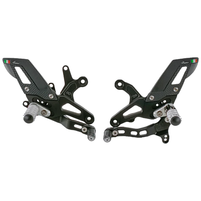 Fußrastenanlage LighTech Kawasaki ZX-6R/636/RR (05-26) FTRKA008/W