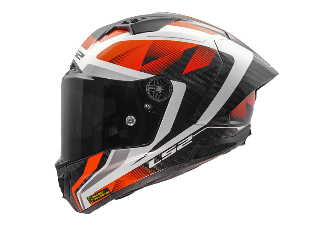LS2 FF805 Helm Thunder GP Aero Raute Weiß/Rot 168055732