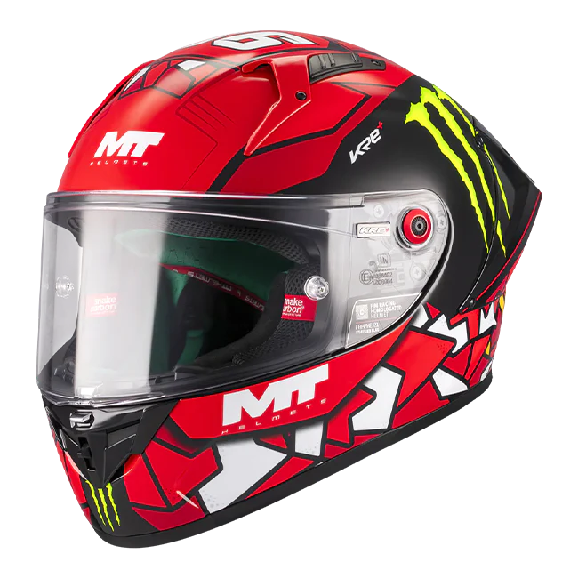 MT-Helmets KRE+ S Helm Angel Piqueras Replica 2025 A5 Glow Comprehensive - Image 2