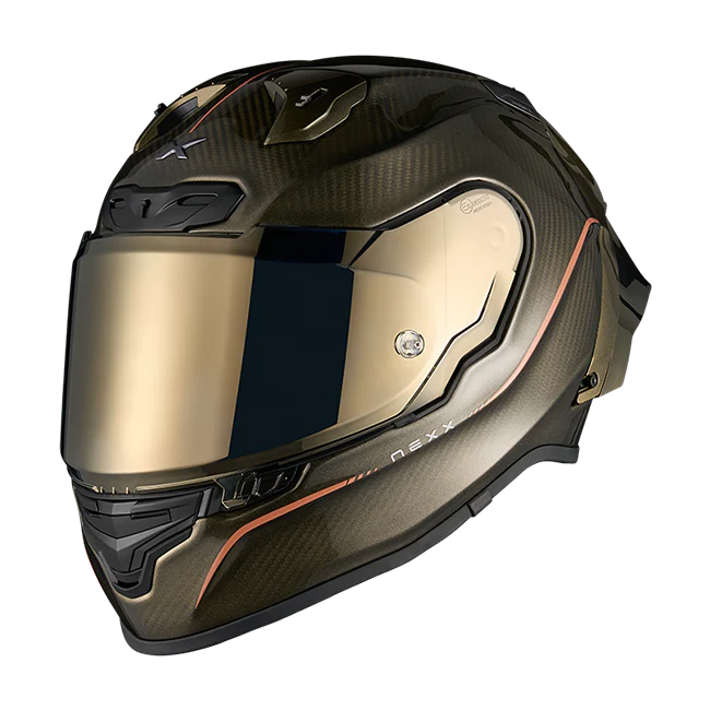 Nexx X.R3R Helm Hagibis Carbon Gold 01XR323374096 - Image 2