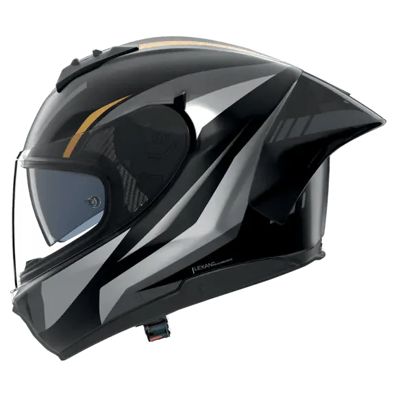 Nolan N60-6 Sport Helm Lesmo Schwarz / Grau / Anthrazit / Gold / Metall-Finish 354