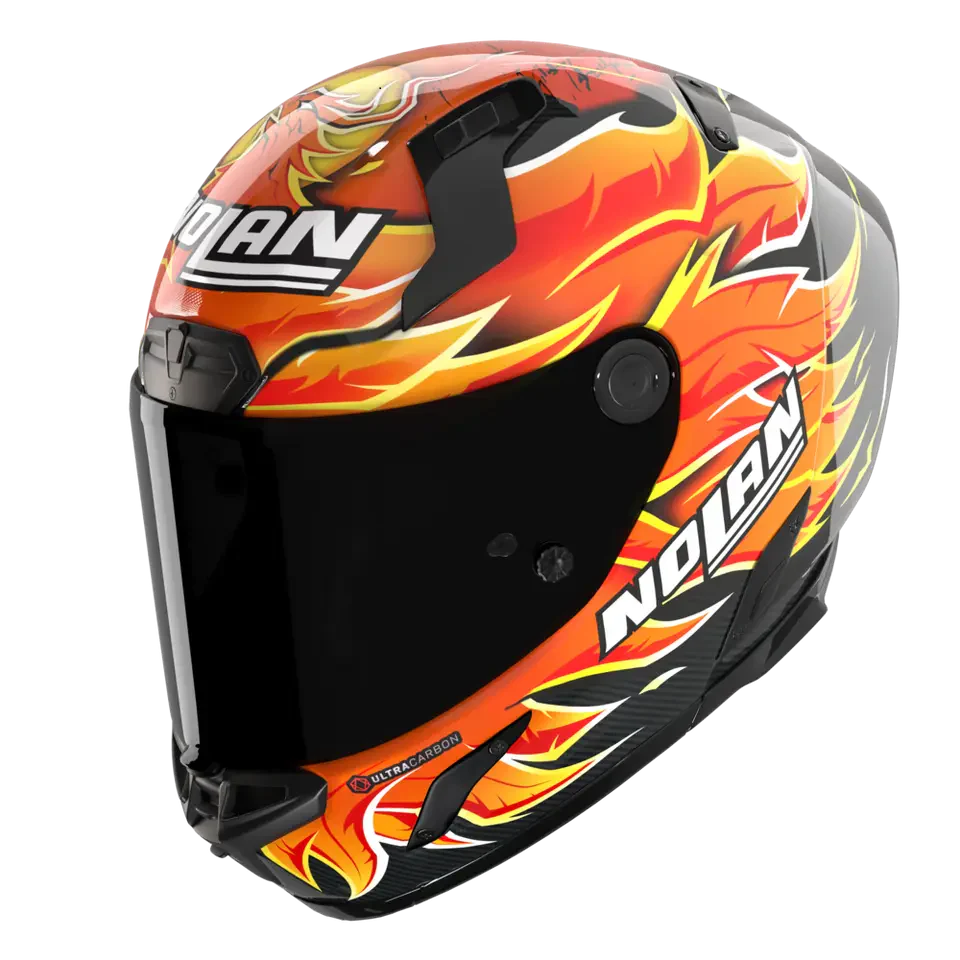 Nolan X-804 RS Helm Ultra Carbon Andrea Iannone "The Maniac" Replica 2025 - Image 2