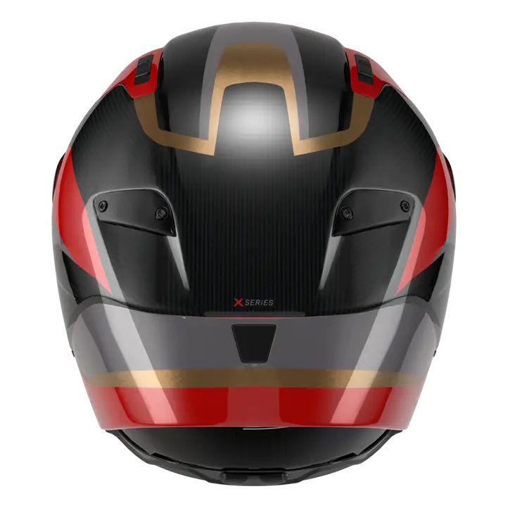 Nolan X-804 RS Helm Ultra Carbon Lesmo Rot/Grau/Gold 362 - Image 4