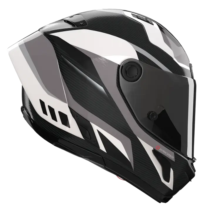Nolan X-804 RS Helm Ultra Carbon Lesmo Weiß/Schwarz/Grau 363 - Image 5