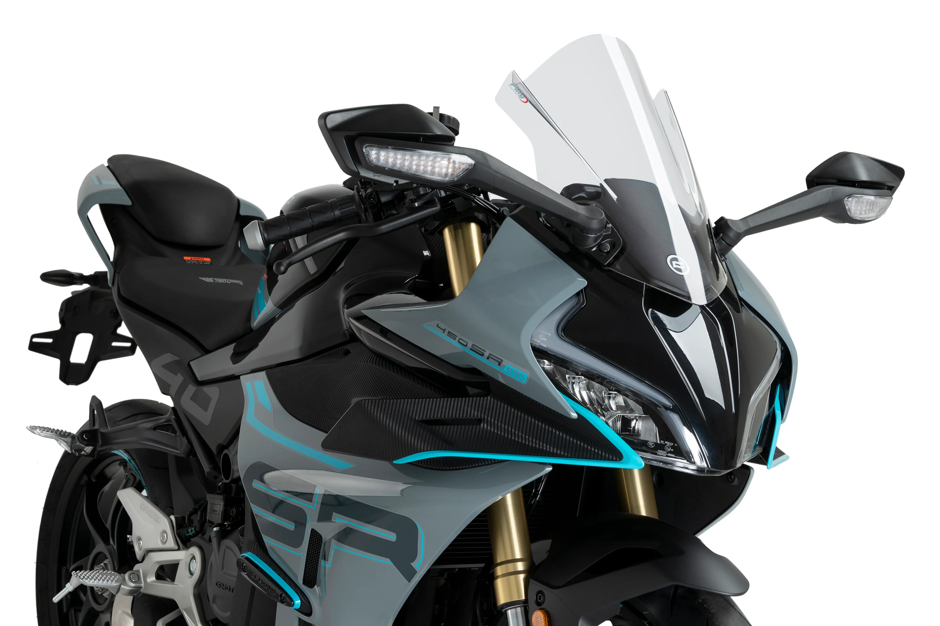 Puig Z-Racing Windshield CFMoto 450 SR (24-26) - Image 11