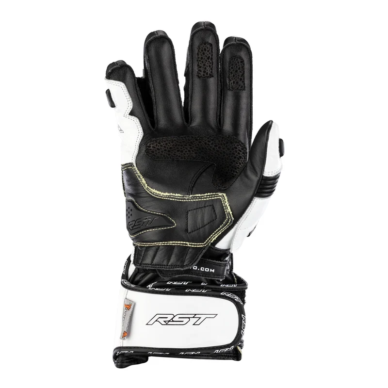 RST Tractech Evo 4 Motorrad Lederhandschuhe | Herren | Weiß | 102666 - Image 2