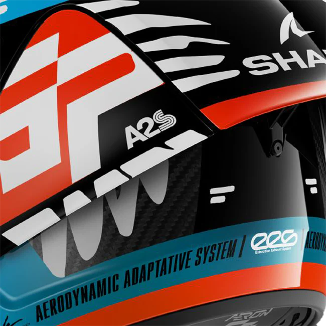 Shark Aeron GP Helm FIM 2 Racing Speed-Fancy DWB - Image 4