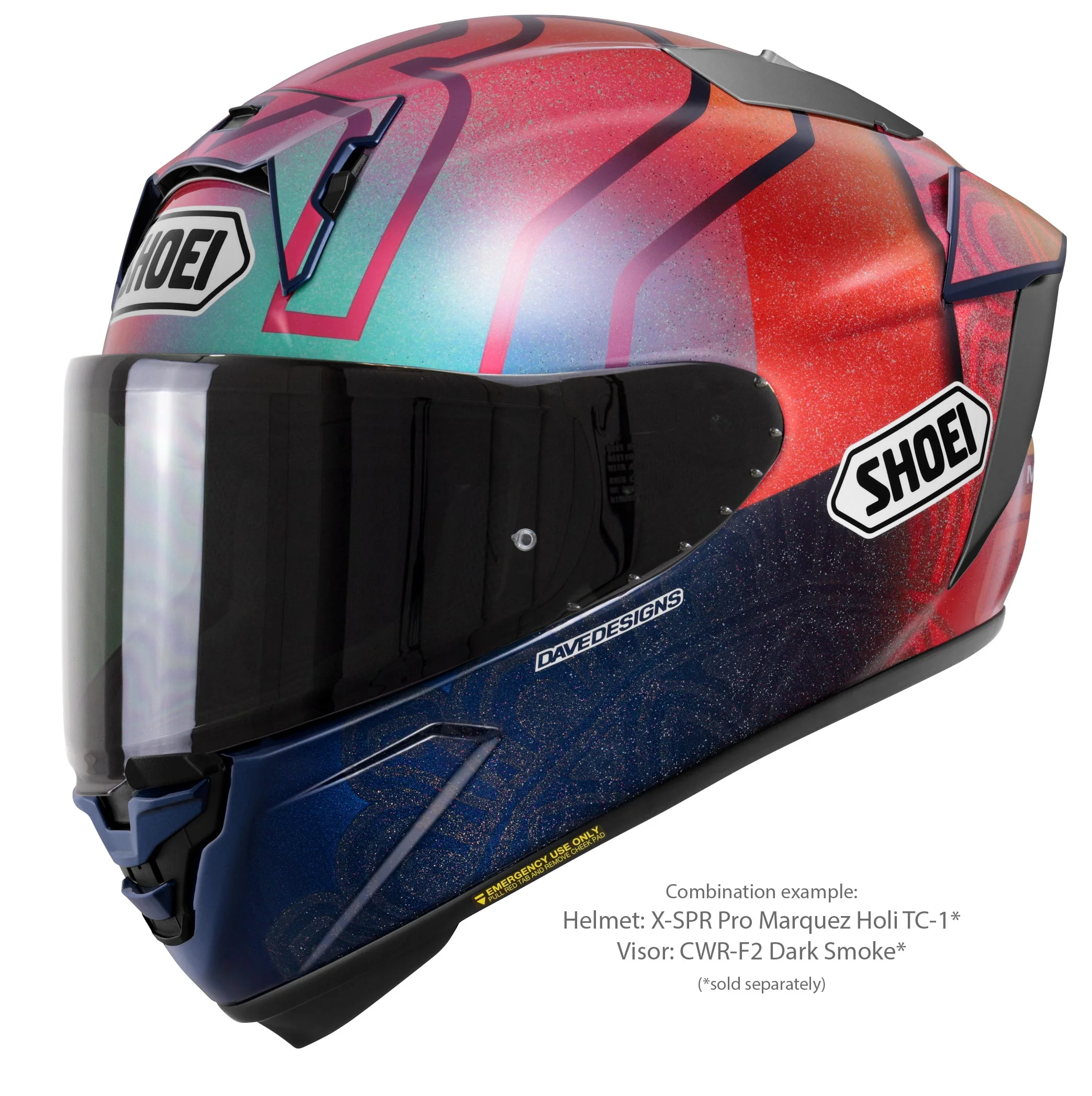 Shoei Visier X-SPR PRO (CWR-F2PN) stark getönt - Image 2