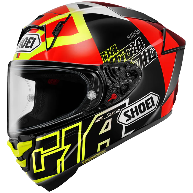 Shoei X-SPR PRO Helm Diggia2 TC-3 Fabio Di Giannantonio Replica 2025