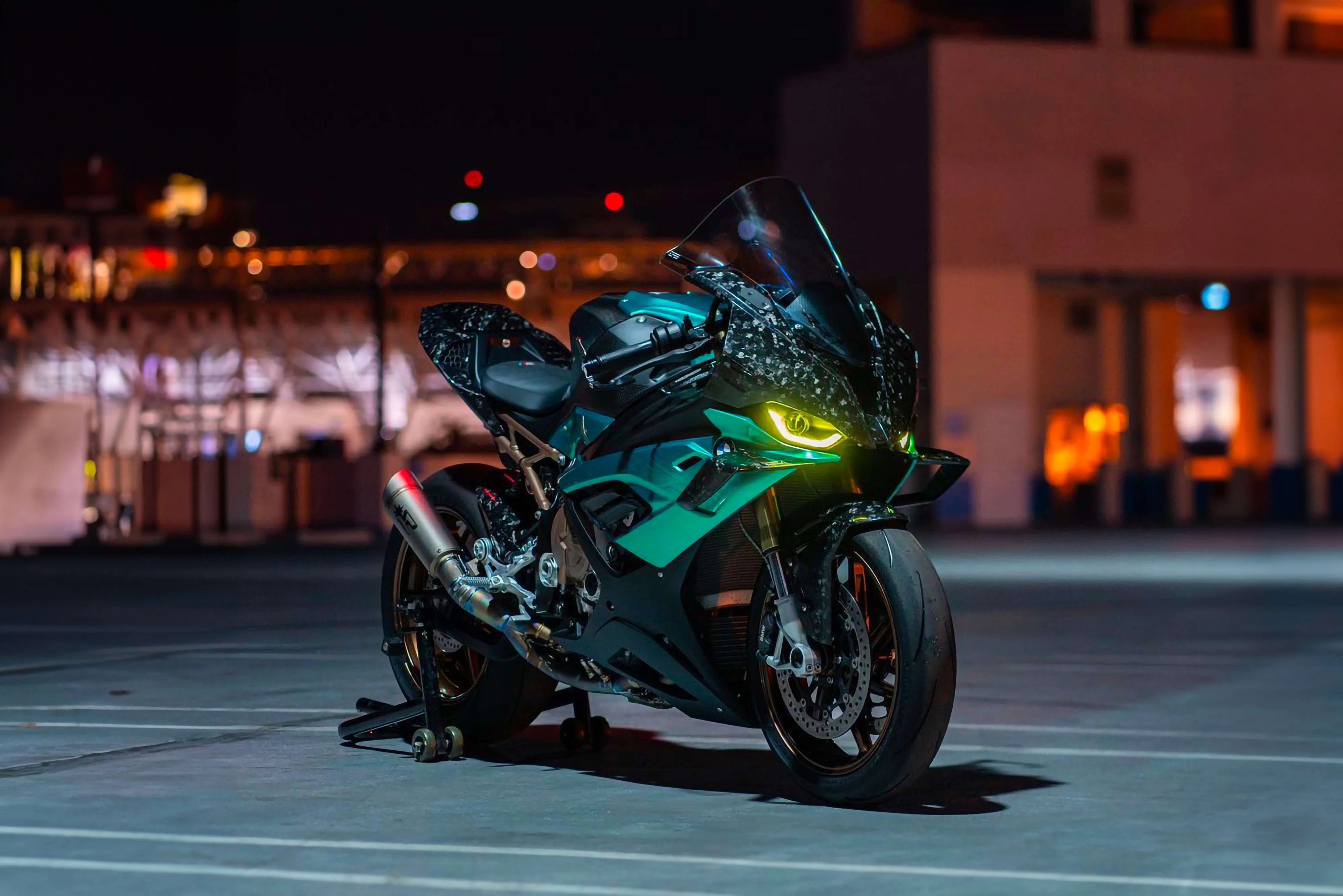 Spark Exhaust Komplettanlage Grid-O Titanium BMW M1000RR K66 (21-26) GBM8823 - Image 12