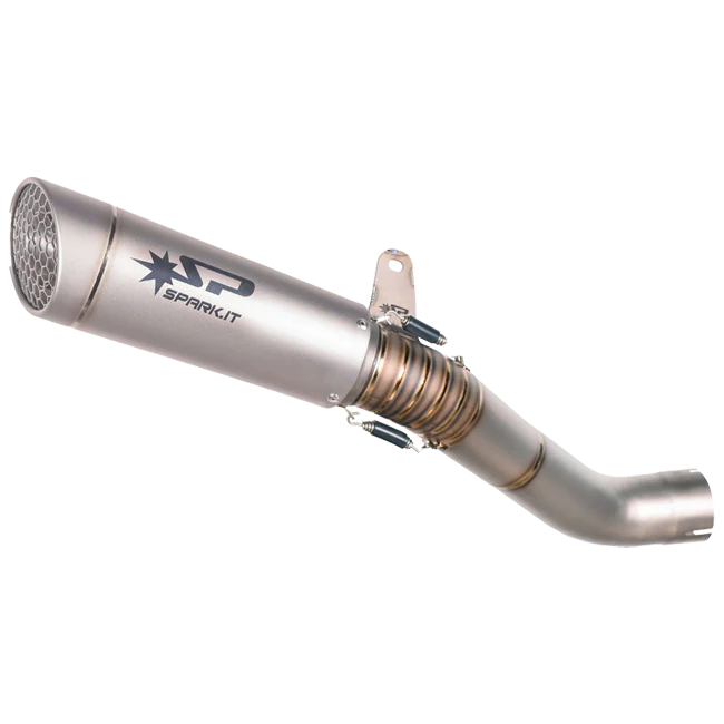 Spark Exhaust Slip-On Grid-O Titanium Aprilia RSV4/1100 Factory/RF/RR (17-20) GAP0404