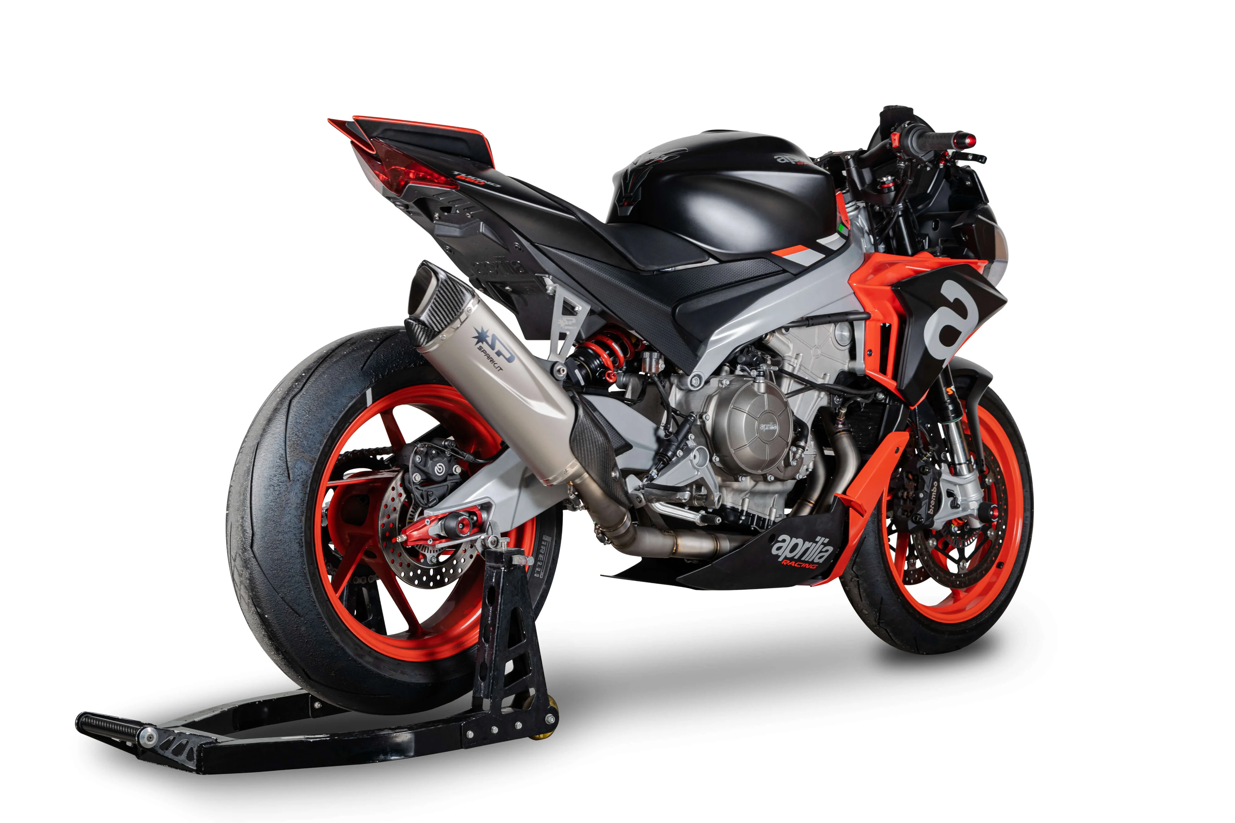 Spark Exhaust Komplettanlage Titanium Aprilia RS 660 (20-26) GAP8806 + 8807ST - Image 5