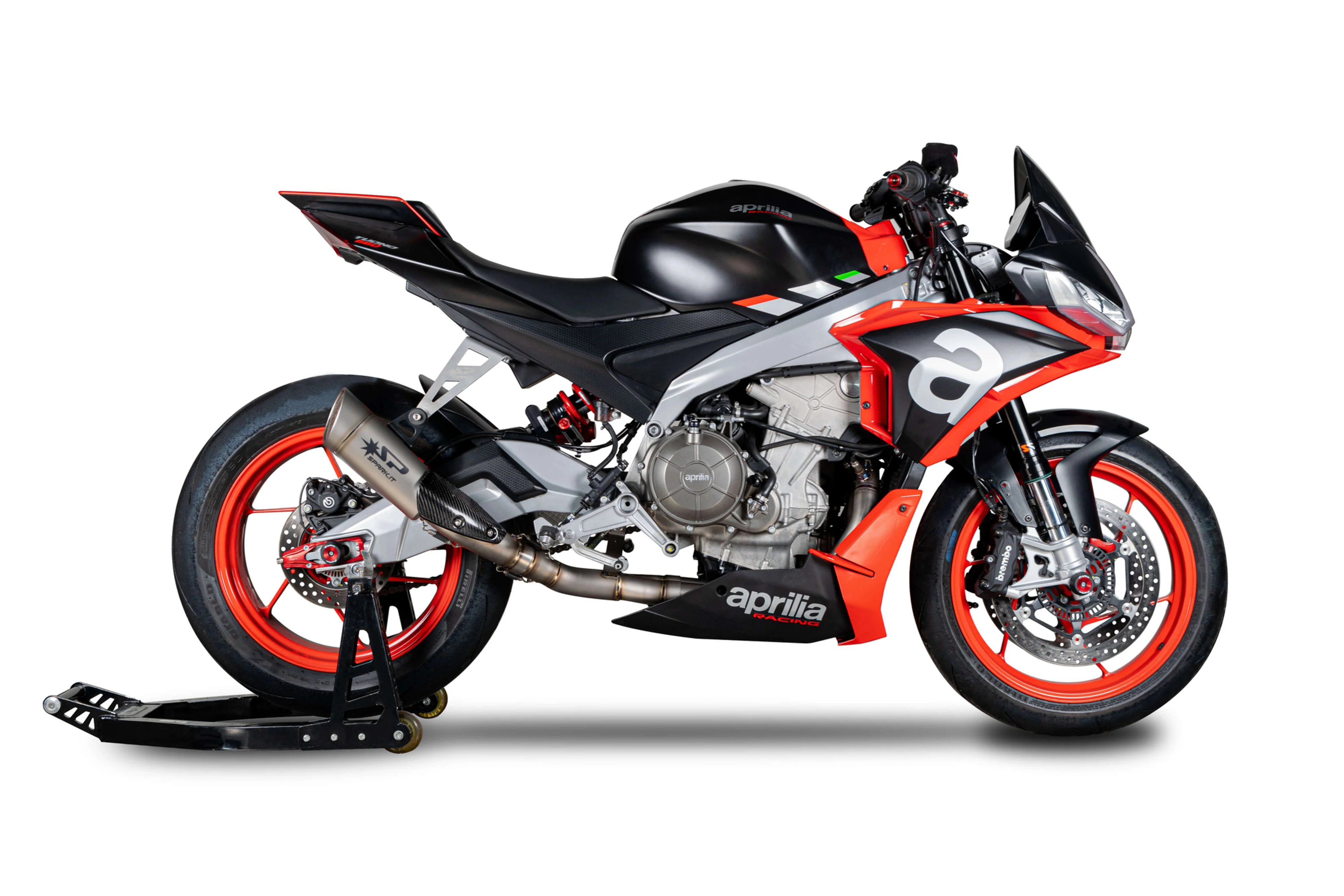 Spark Exhaust Komplettanlage Grid-O Titanium Aprilia RS 660 (20-26) GAP8808T - Image 2