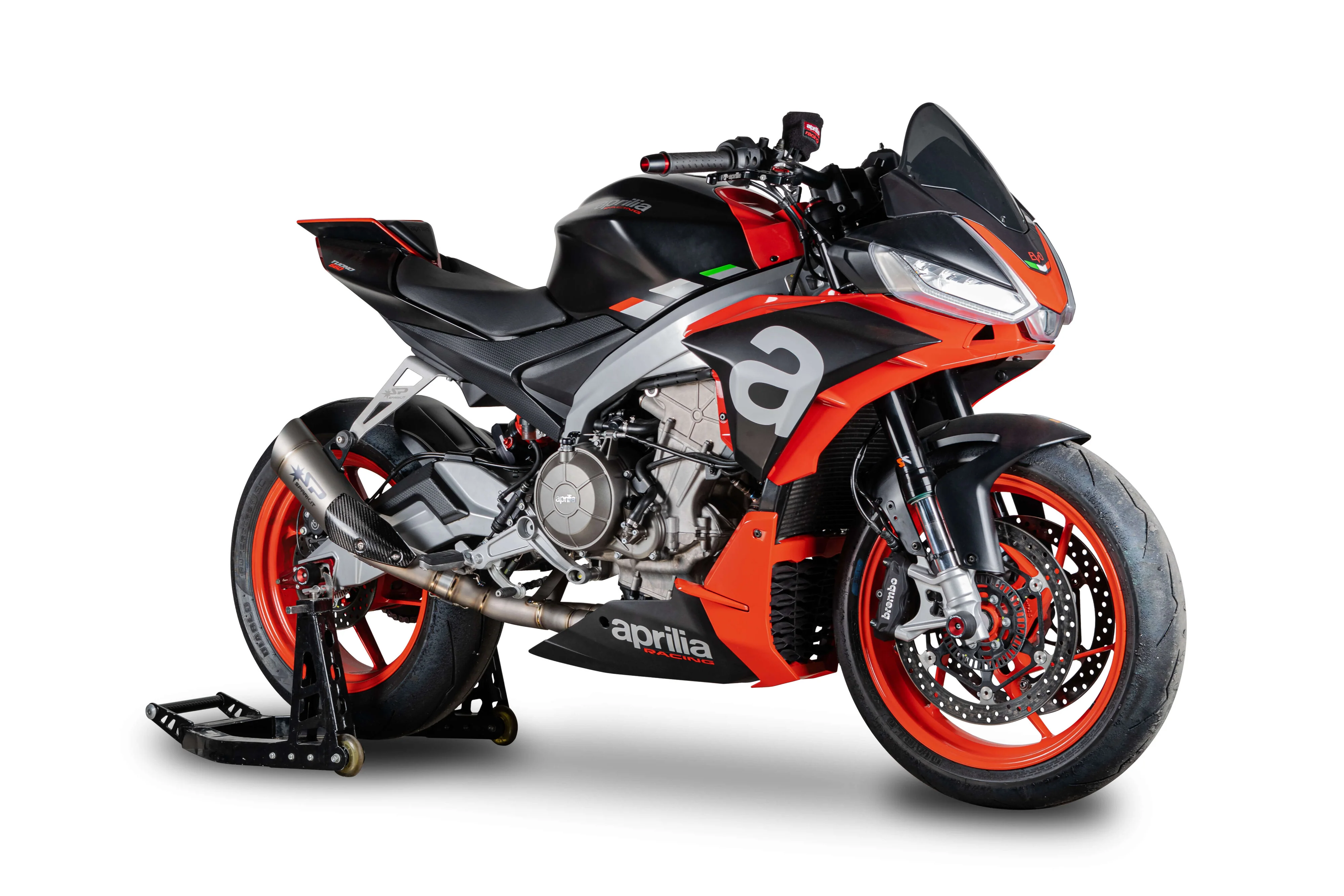 Spark Exhaust Komplettanlage Grid-O Titanium Aprilia RS 660 (20-26) GAP8808T - Image 3
