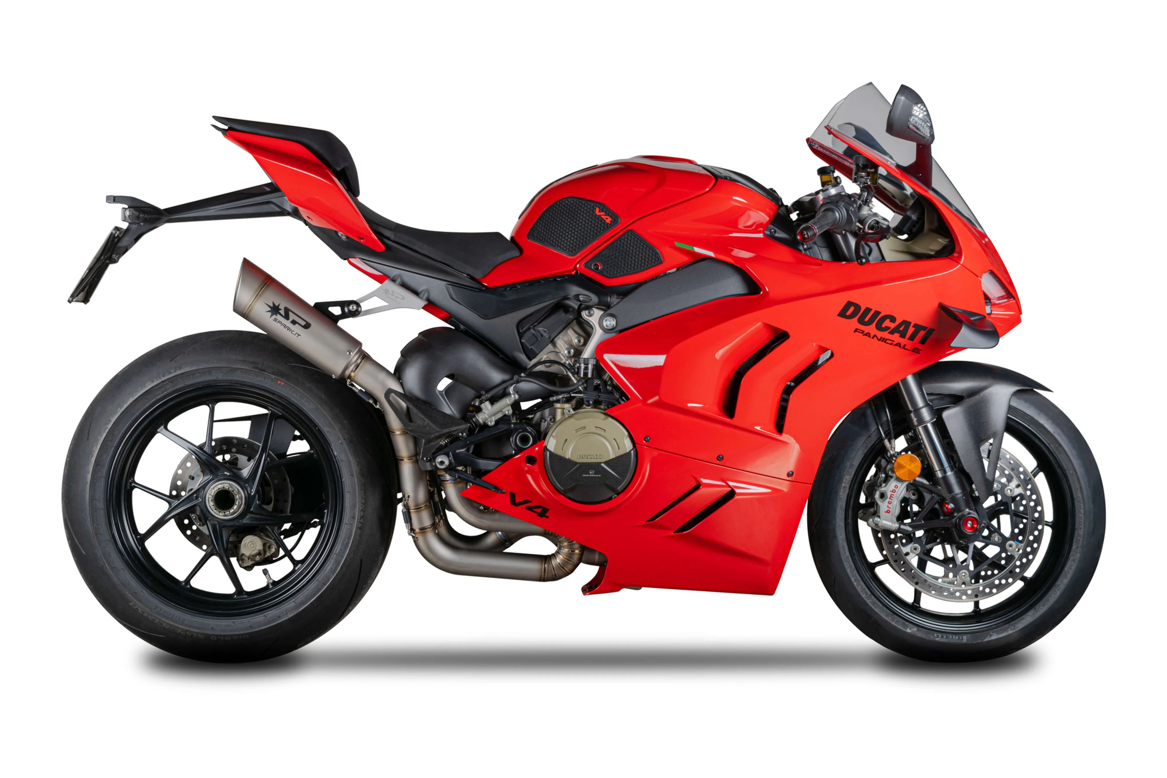 Spark Halbkomplette Anlage Edelstahl Ducati Panigale V4/S/R (18-24) GDU8840GRID - Image 2