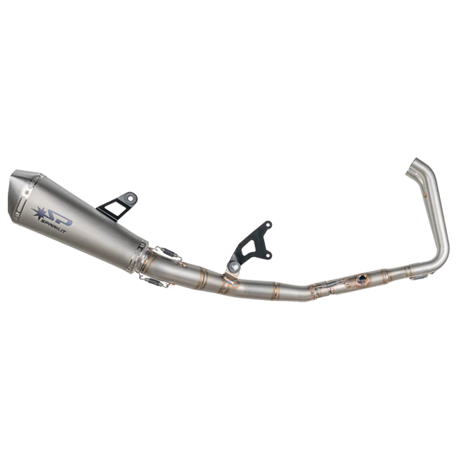Spark Exhaust Komplettanlage Titanium Konix Kawasaki Ninja 400 (18-23) GKA8824T